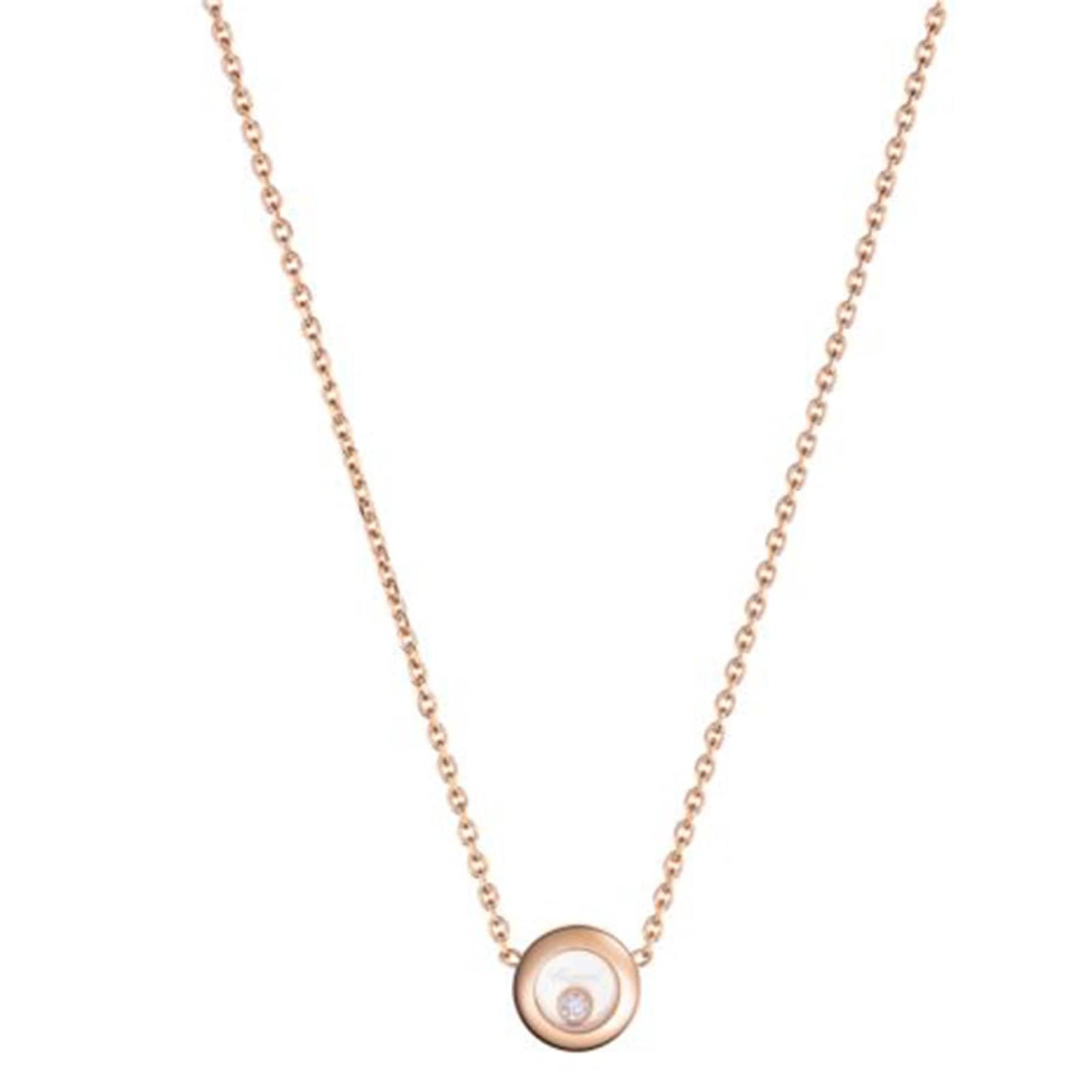 Happy Diamonds Icons 18ct Rose Gold Diamond Necklace