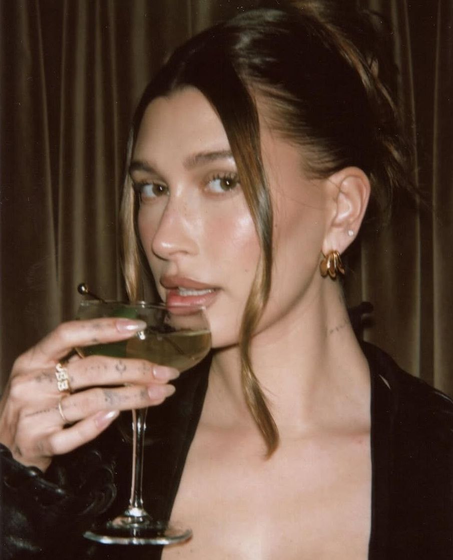 18ct yellow gold plated triple dome hoop earrings