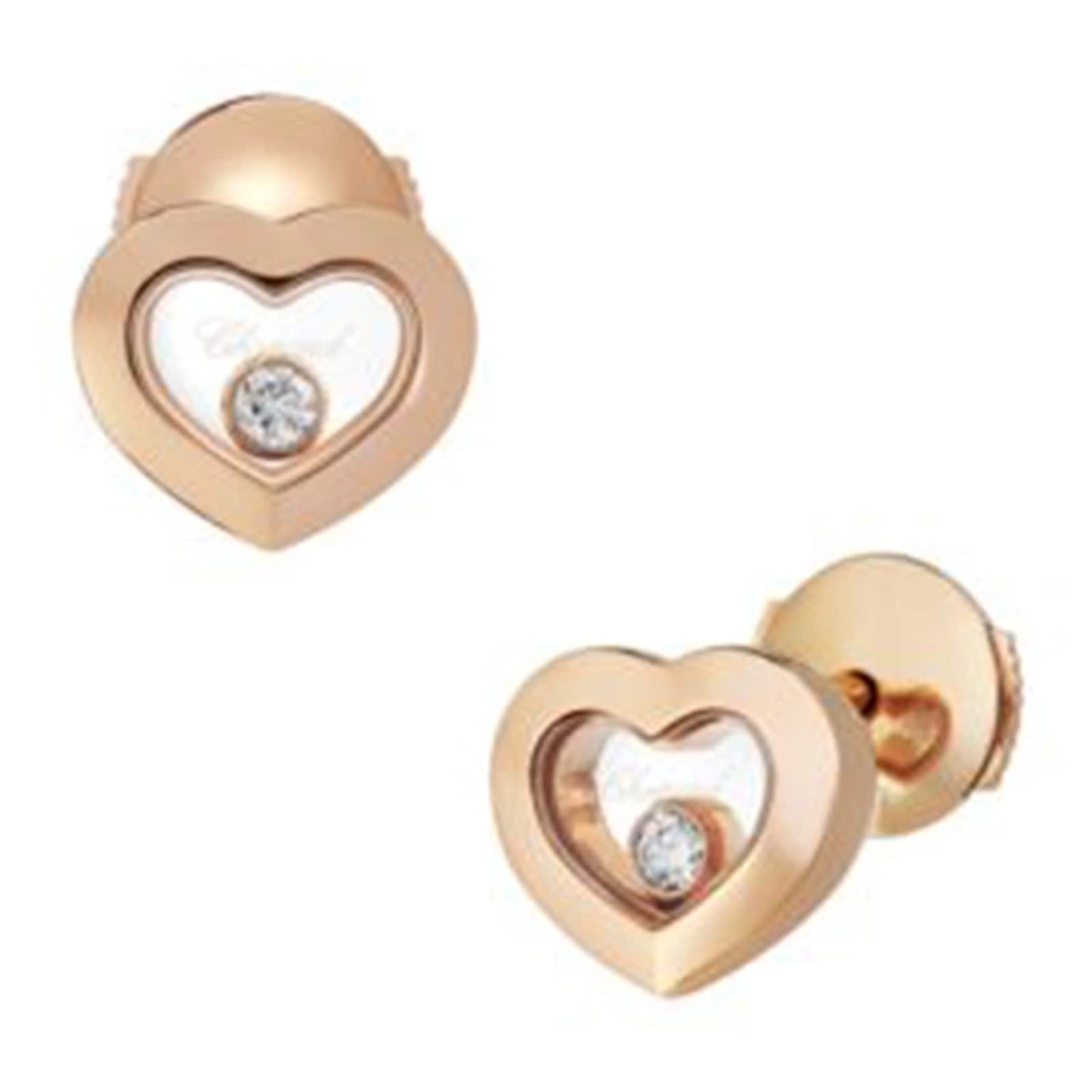 Happy Diamonds 18ct Rose Gold Earrings