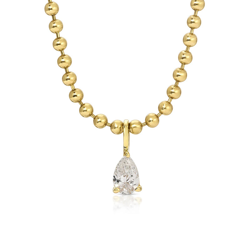 Anita Ko 18ct yellow gold diamond necklace