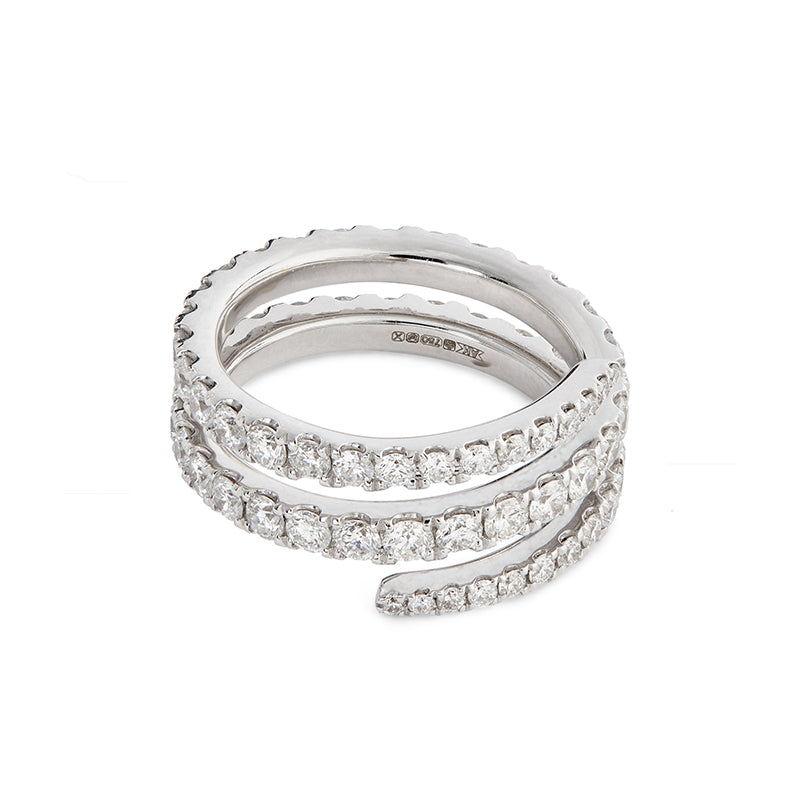 Anita Ko Coilded 18ct white gold diamond ring