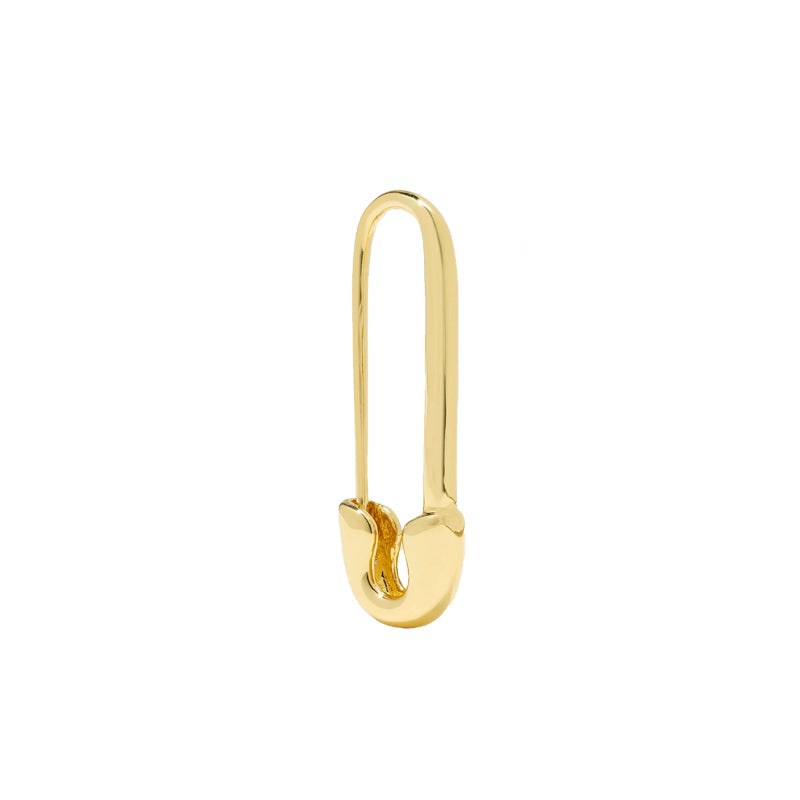 Anita Ko Safety Pin 18ct yellow gold earring