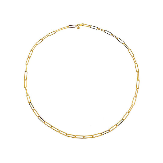 Long Link Chain 18ct Gold Plated