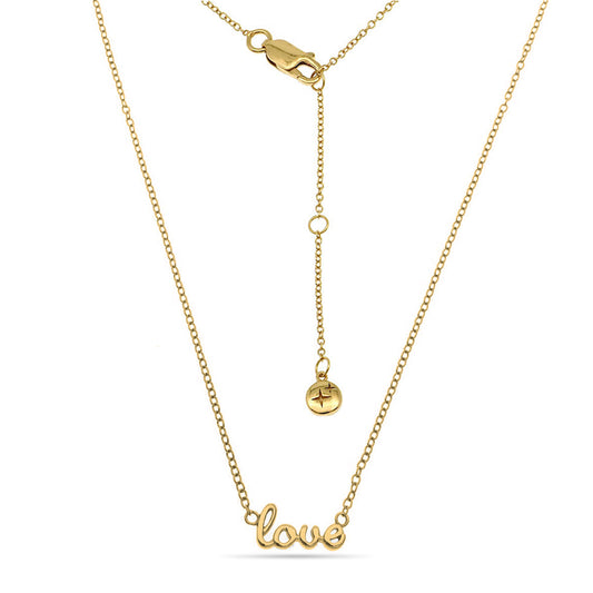 Love Necklace 18ct Gold Plated