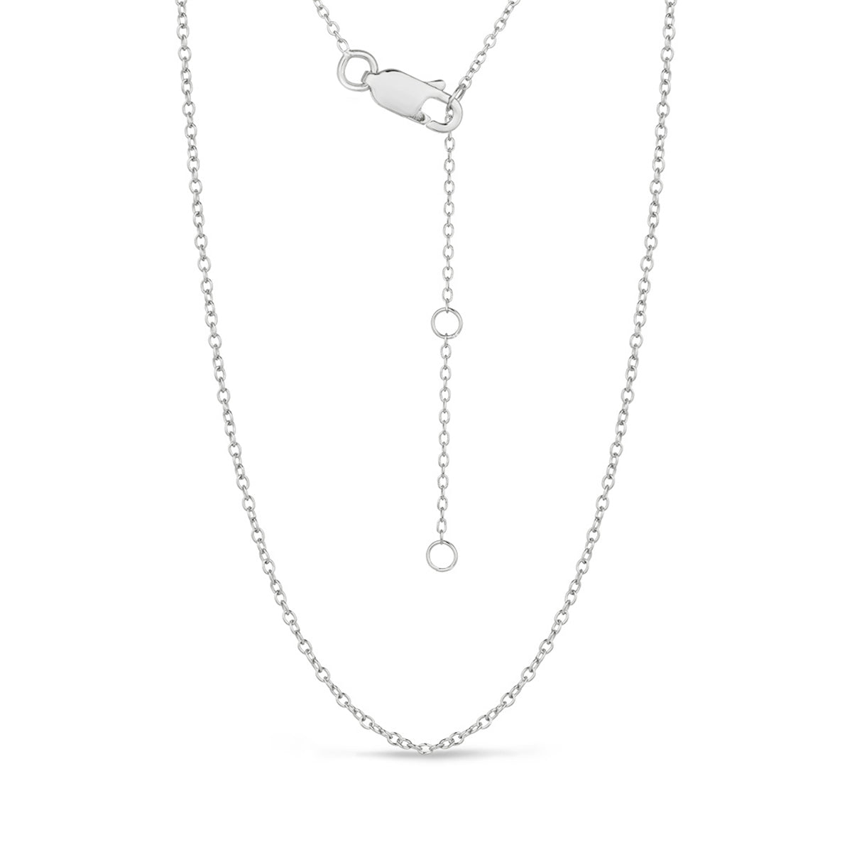 Plain Adjustable Chain Sterling Silver