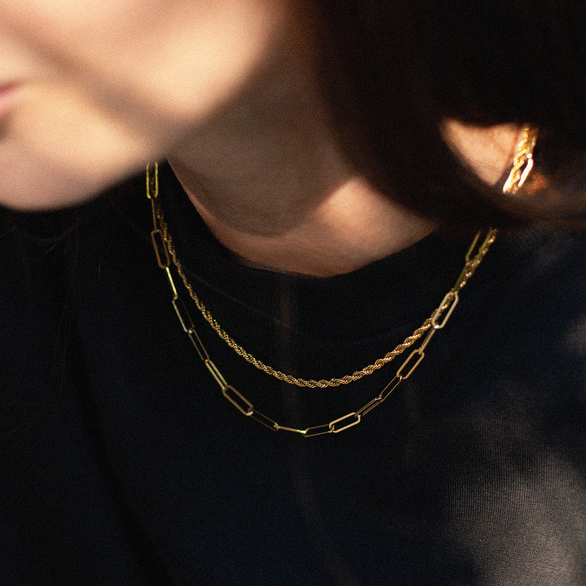 Long Link Chain 18ct Gold Plated