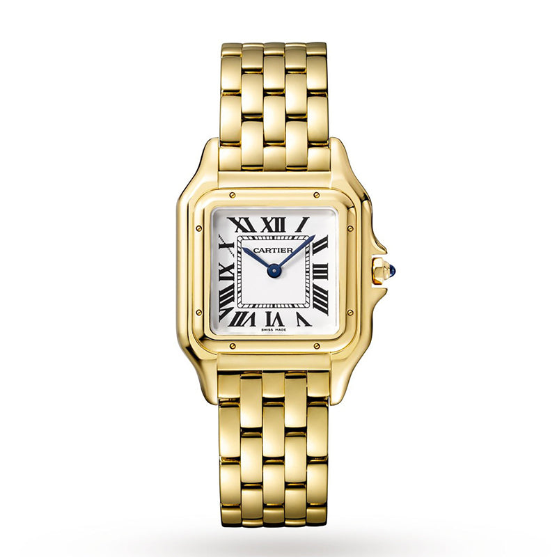 Panthère de Cartier quartz 27mm yellow gold, yellow gold bracelet watch