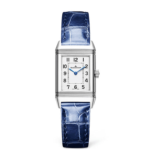 Reverso quartz 33mm stainless steel, leather strap watch