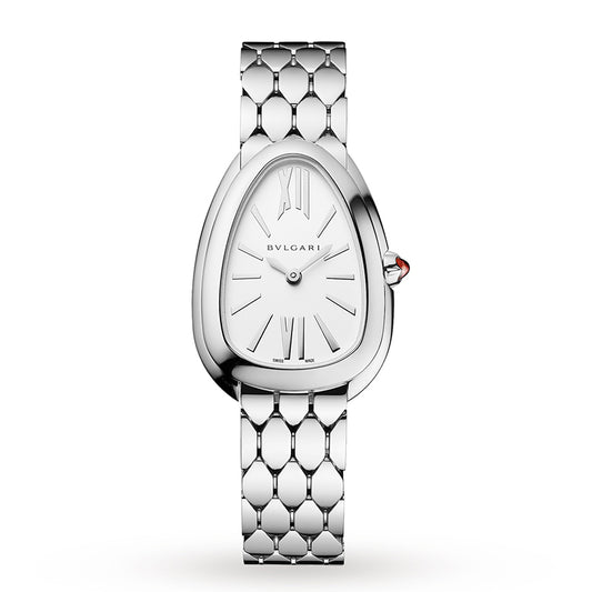 Serpenti Seduttori quartz 33mm stainless steel, steel bracelet watch