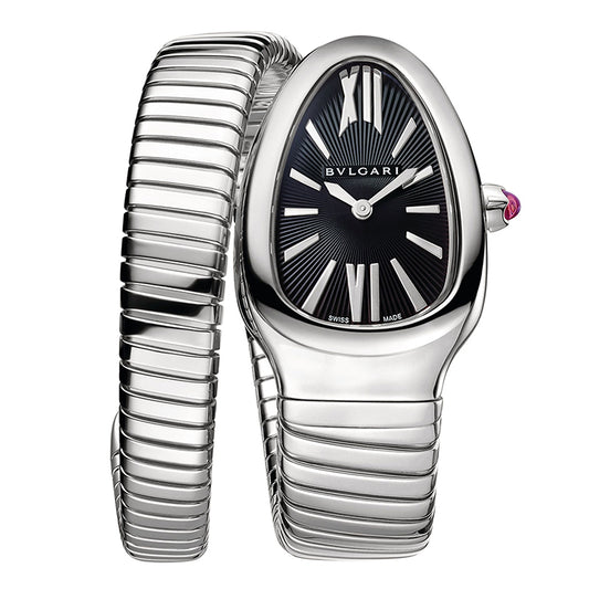 Serpenti Tubogas quartz 35mm stainless steel, bracelet watch