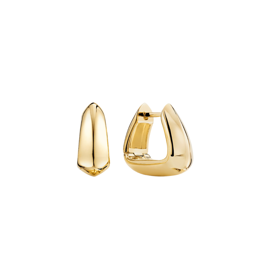 Mejuri Pyra yellow gold vermeil earrings