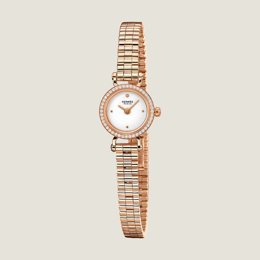 Faubourg quartz 15mm rose gold, diamonds, rose gold bracelet