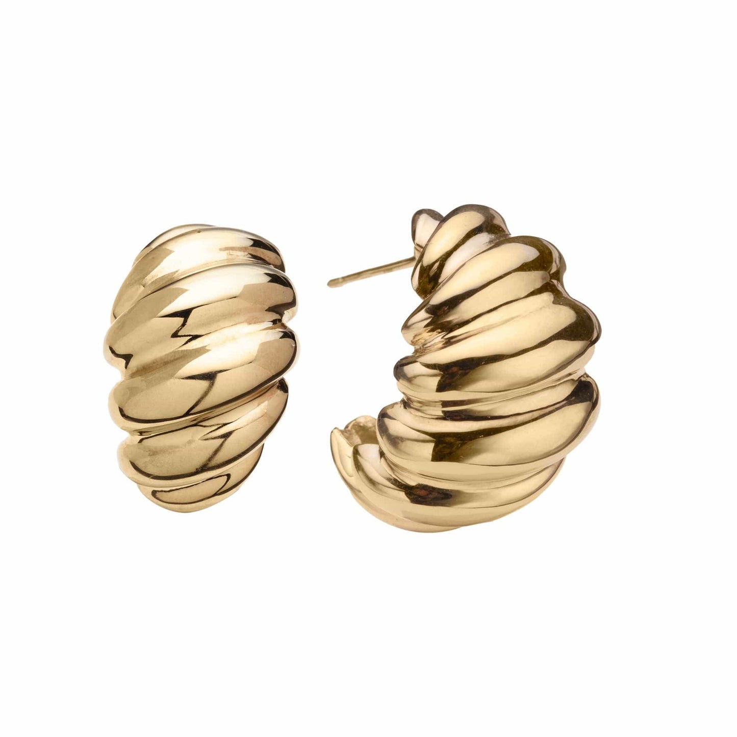 18ct yellow gold plated silver earrings